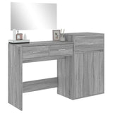 3 Piece Dressing Table Set Grey Sonoma Engineered Wood 3276523
