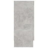 Sideboard Concrete Grey 120x30.5x70 cm Engineered Wood 802781