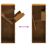 Parcel Drop Box Rusty 41 x 38 x 103 cm Weathering Steel 874939