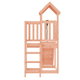 Playhouse with Climbing Wall Solid Wood Douglas 3155832