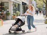 Travel Stroller, Lightweight Pushchair, Compact Buggy with Canopy, Basket and Multi-Position T3398P422776
