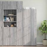 Slim Storage Cabinet Grey Sonoma 30x42,5x225 cm Engineered Wood 3281264
