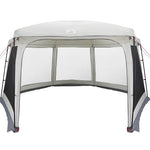 ZNTS Pool Tent with Removable Fly & Mesh Walls Grey 670x590 cm 4100633