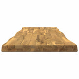 Live Edge Table Top 140 x 40 x 3.5 cm Rectangular White 938583
