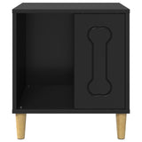 Dog House Black 44 x 42 x 49 cm Engineered Wood 8000699