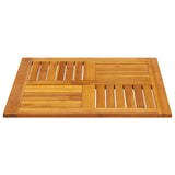 Table Top 70x70x2 cm Square Solid Wood Acacia 4004255