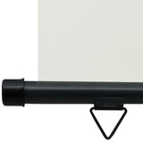 ZNTS Balcony Side Awning 125x250 cm Cream 48419