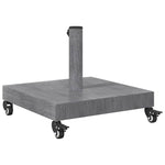 Outdoor Umbrella Base Dark grey wood look 45 x 45 x 31.5 cm 42010006