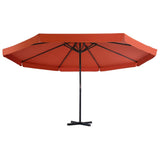Garden Parasol with Portable Base Terracotta 276326