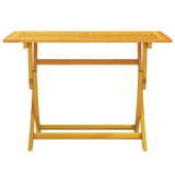 Garden Dining Set 5 pcs Brown Solid Acacia Wood 3375762