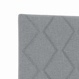Headboard with Headboard Light Grey 100 cm Faux Leather 3337899