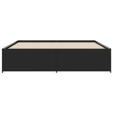 Bed Frame without Mattress Black 180x200 cm Super King 3279872