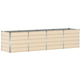 Planter Ivory 320 x 80 x 75 cm Steel 42018093