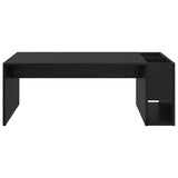Coffee Table Black Oak 101.5 x 50 x 37 cm Engineered Wood 891193