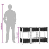 Raised Bed 120x40x71 cm Polypropylene 316521