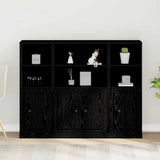 Highboard Black Oak 132 x 35.5 x 103.5 cm Engineered Wood 3333077
