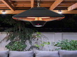 Hanging Electric Patio Heater with 2 Power Settings, 1000/2000W Waterproof Ceiling Mounted Aluminium T3398P548505