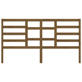 Bed Headboard Honey Brown 206x4x104 cm Solid Wood Pine 818163