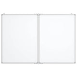 Magnetic Whiteboard Foldable 120x100x1.7 cm Aluminium 4005357