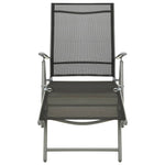 3 Piece Garden Lounge Set Textilene and Aluminium Silver 312199