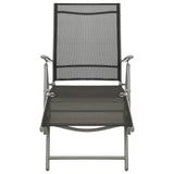 3 Piece Garden Lounge Set Textilene and Aluminium Silver 312199