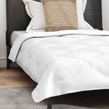 All-Season Duvet with Pillow 2 pcs White Microfiber 3376574