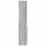 Highboard Grey Sonoma 37.5x35x180 cm Engineered Wood 861675