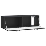 Wall-Mounted TV Cabinet Black 98 x 31 x 30 cm Engineered Wood 899406