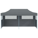 Folding Pop-up Partytent with Sidewalls 3x6 m Anthracite 44966
