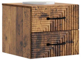 Wall-Mounted Bedside Cabinet Old Wood 34.5 x 33 x 40 cm 898651