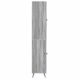 Cabinet Set 2 pcs Grey Sonoma Engineered Wood 3416868