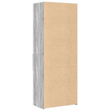 Highboard Grey Sonoma 70x42.5x185 cm Engineered Wood 3281467
