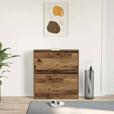 Shoe Cabinet Old Wood 80 x 21 x 87.5 cm Engineered Wood 862214