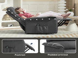 Electric Riser Recline Armchair, with Footrest - Dark Grey T3398P342377
