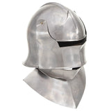 Medieval Knight Helmet Antique Replica LARP Silver Steel 286220