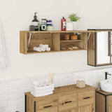 Bathroom Wall Cabinet Artisan Oak 100x25x30 cm Engineered Wood 860102