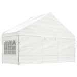 Gazebo with Roof White 6.69x5.88x3.75 m Polyethylene 3155495