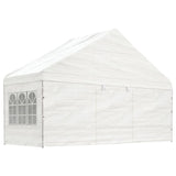 Gazebo with Roof White 6.69x5.88x3.75 m Polyethylene 3155495