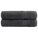 Premium Bath Towels "SOLUND" 2 pcs Anthracite 100x150 cm 600 gsm 137164