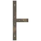 Dining Table Legs T-Shaped 2 pcs Black 100x35x cm Steel 4013071