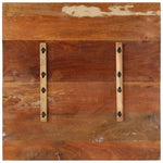Square Table Top 80x80 cm 25-27 mm Solid Reclaimed Wood 286062