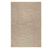 Rug ZIZUR Beige 120x170 cm Jute Look Indoor and Outdoor 4010407