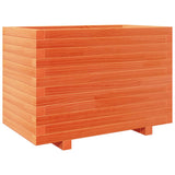 Garden Planter Wax Brown 70x40x49.5 cm Solid Wood Pine 3282551