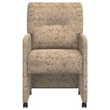 Dining Chairs with Wheels 2 pcs Light grey 57 x 67 x 95 cm 42017844