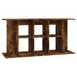 Aquarium Stand Smoked Oak 120x40x60 cm Engineered Wood 833596