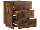 Bedside Cabinet 2 pcs Smoked Oak 33.5 x 34.5 x 60 cm 8011434