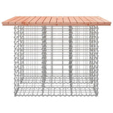 Garden Table Gabion Design 100x102x72 cm Solid Wood Douglas 834369