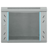 Network Cabinet with Storage Grey 53 x 60 x 45 cm Steel 42017654