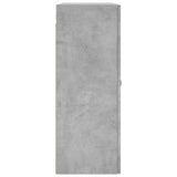 Wall Mounted Cabinet Concrete Grey 69.5x34x90 cm Engineered Wood 834990