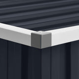 46255 Garden Shed Anthracite 195x198x159 cm Galvanised Steel
